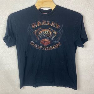 Harley-Davidson Men's Black Garden‎ State NJ Pullover T-Shirt - Size XL